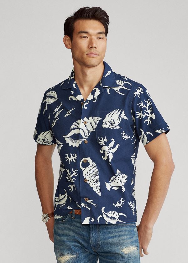 Camisa Polo Ralph Lauren Classic Fit Tropical Homem 72356-NCPF